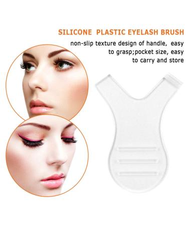40-Piece Y Shape Eyelash Brush Set - Reusable Silicone Eyelash Combs for Extensions & Lifting | Quality Makeup Tool for Beauty - Buy Online on GoSupps.com