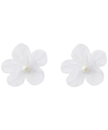 A&A hair spiral tulle blossom pearl