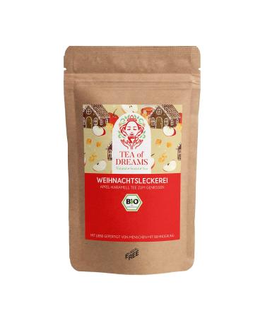 Tea of Dreams Organic Christmas Tea - "Christmas Treat" - Caramel Apple Tea - Loose Leaf Tea - 250g