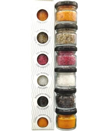  TERRAMAR MALLORCA TERRAMAR MALLORCA 2 x 6 Gourmet Sea Salt and Spices Silver Edition Sal Marina - The Perfect Gift (2 x 122g) - Buy Online on GoSupps.com