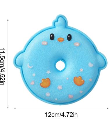 Shower Sponge for Body Scrubber Sponge Bath Ball for Kids - Body Scrub Shower Ball for Hotel Bathroom Home Dormitory and Travel Blue - Buy Online on GoSupps.com