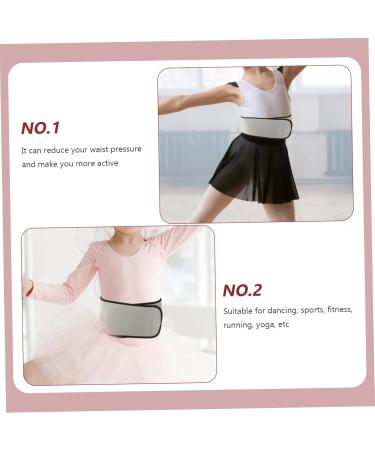 Buy Toddmomy Lower Back Brace Dance Belt - Elasticity Protective Gear for Girls | Gym Belts Grey 80x14.5x1CM - International Shipping Available - Buy Online on GoSupps.com