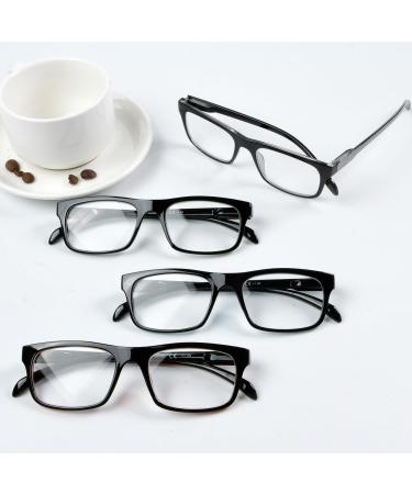 Eyekepper 4 Pack Reading Glasses - Stylish Pattern Design for Men & Women +0.50 Diopters - International Shipping Available - Buy Online on GoSupps.com