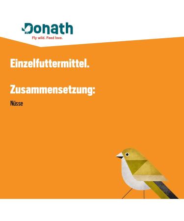 Donath Chopped Peanuts - Premium Wild Bird Feed High in Natural Fat 9 kg from Southern Germany - Year-Round Nutrition - Buy Online on GoSupps.com