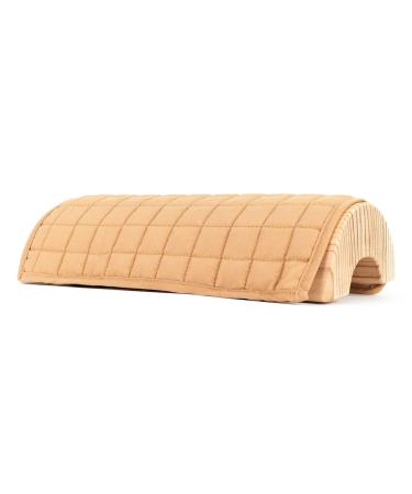 HSP Cotton Pillow Cover for Wooden Bolster Korean Pillow | 100% Cotton  Wood Pillow Cover with Elastic Band for Comfortable Massage and Exercise (Maple Color)
