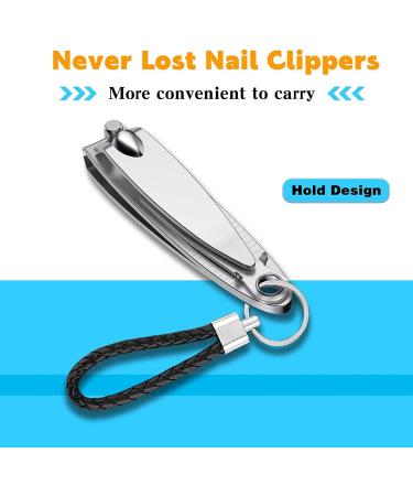 Premium Stainless Steel Nail Clipper Set - Effortless Fingernail & Toenail Cutter for Men & Women | Sharp Nail File Included | International Shipping Available - Buy Online on GoSupps.com