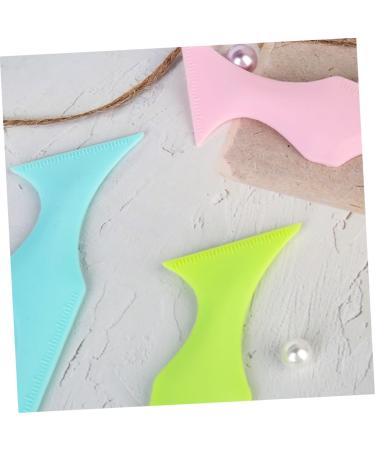 Mipcase 2pcs Silicone Beauty Ruler Makeup Lipstick Eyeliner Silicone Stencil Silicone Board Cosmetic - Buy Online on GoSupps.com