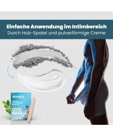 1200g Depilatory Cream for Intimate Areas - Capillum Amove Athleticx | Gentle Plant-Based Formula for Men & Women | Pain-Free Hair Removal (300g 4 Pack) - Buy Online on GoSupps.com