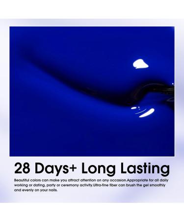 VENALISA Blue Gel Nail Polish - 1 Pcs Royal Blue Soak Off UV Gel for DIY Manicure & Nail Art - Perfect for Girls & Women - Buy Online on GoSupps.com