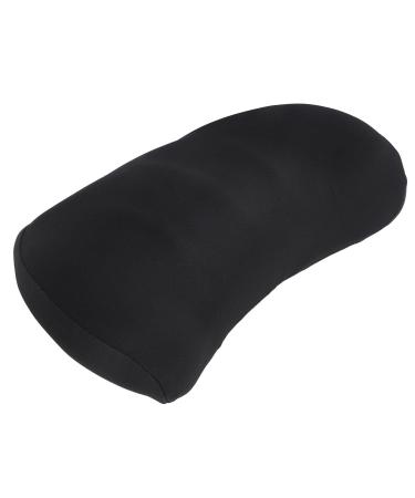 Ergonomic Lumbar Support Pillow | Memory Foam Back Cushion for Car & Home | Comfortable Pain Relief - Removable Cover (Black - Buy Online on GoSupps.com