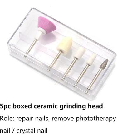 Nail Drill Bit Electric Nail Drill Bits Nail Drill Attachment Nail Drill Bits for Nail Gel Acrylic Nails Manicure Pedicure & Home Use 5 Pieces 5 pieces. - Buy Online on GoSupps.com
