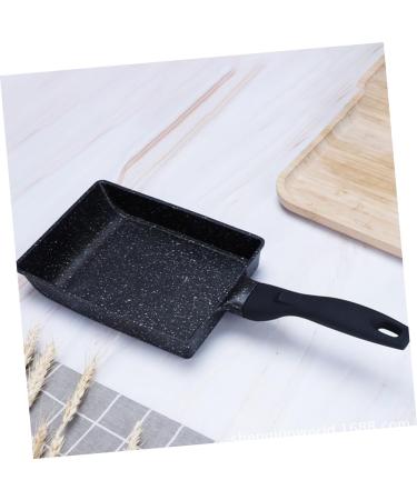 HOMSFOU 3pcs Omelet Pan Cooking Pan Skillet Egg Cooker Pan Tamagoyaki Sandwich Toaster Maker Nonstick Frying Pan Steak Frying Pan Aluminum Alloy + Square Pan Grill Plate 36.5x15cmx3pcs Blackx3pcs - Buy Online on GoSupps.com