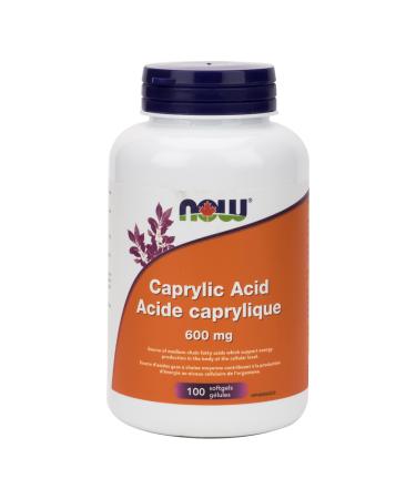 NOW - Caprylic Acid 600mg 100 Softgels