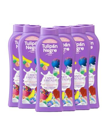 BRISEIS SA Tulipan Black Fantasy Bath Gel Candy Sweet Hydrate 720 ml x 6 units