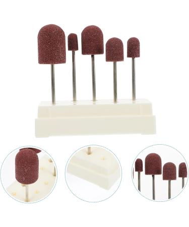 Ipetboom Manicure Tools Professional 1 Set Nail Sand Ring Cap White Care Storage Box Professional Manicure Tools 8x6cm White - Buy Online on GoSupps.com