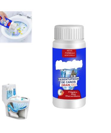 Powerful Pipe Dredging Agent Sink and Drain Pipe Dredging Powder Pipe Dredge Agent Powerful Pipe Dredge Agent Drain Unblocker Liquid for Kitchen Toilet Pipeline Quick Cleaning Tool (1PC)