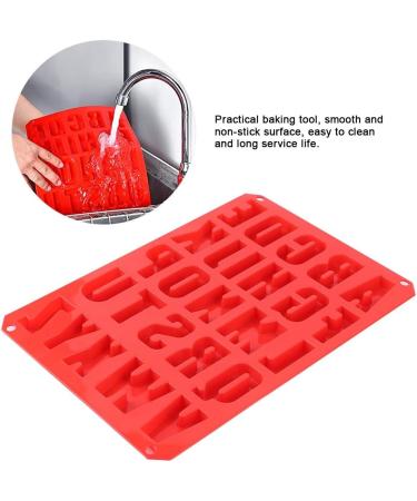 Chocolate Mould Non-Stick Silicone -40 To +230 Rectangular DIY Alphabet Mold for Kitchen Bakery - Buy Online on GoSupps.com