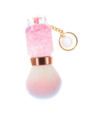 Healeved Beauty Tools Makeup Powder Brush Makeup Brush Travel Face Makeup Travel Powder Brush Travel Makeup Blush Travel Size Makeup Beauty for Makeup Face Powder Brush Makeup Tools 10.20X4.50X4.50CM Pink