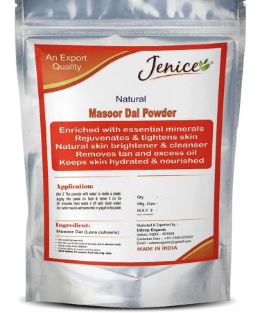 AUT Jenice Natural Masoor Dal Powder Face Pack for Skin Whitening - 250 g - Buy Online on GoSupps.com