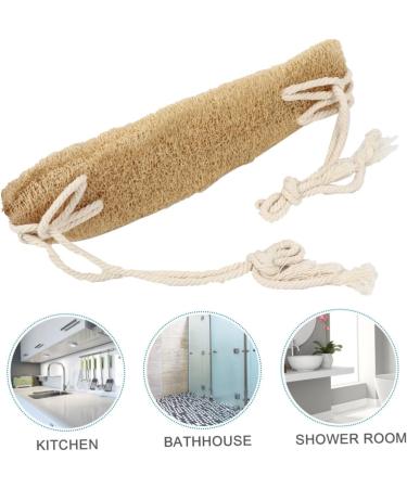Beavorty Loofah Bath Towel & Body Scrubber - Exfoliating Shower Strap for Smooth Skin | Travel-Friendly Natural Back Scrubber - Buy Online on GoSupps.com