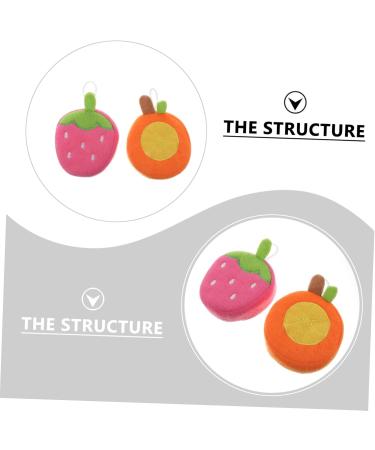 Healeved 6 Pcs Fruit Bathing Sponge Balls - Kids Bath Scrubbers & Shower Supplies for a Fun Bath Time Experience - Buy Online on GoSupps.com