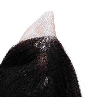 100% Real Hair Extensions - Lace Closure Thickening 25cm Wavy Natural Black - PRETTYSHOP - Buy Online on GoSupps.com