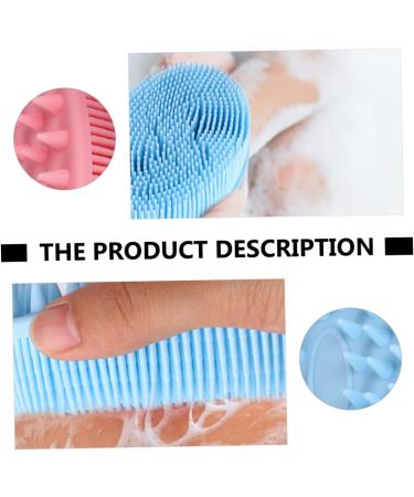 Plafope 2-Piece Silicone Shampoo Brush Set - Multifunctional Scalp Massage & Hair Cleaning Tool - Portable Silicone Hair Brush for Ultimate Care - Buy Online on GoSupps.com
