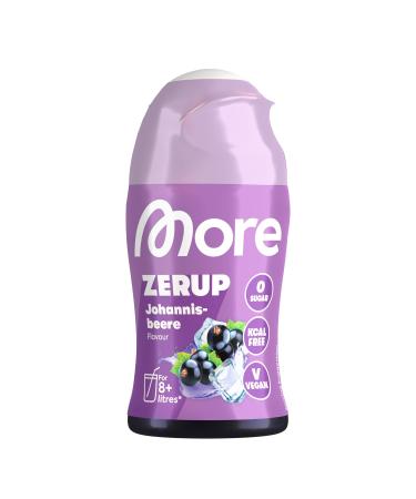 More Zerup currant 65 ml for up to 8 l finished drink sugar -free syrup with real fruit extracts vegan zero calories - made in germany currant 65 ml (1 Pack)