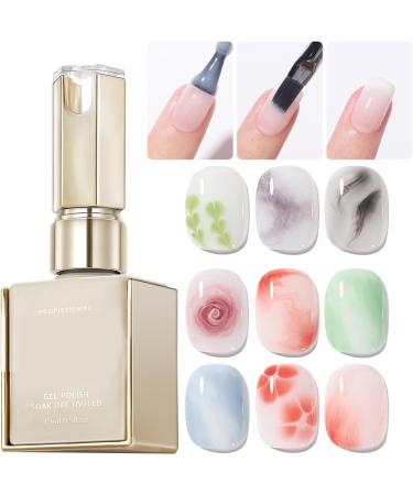  Stibtmr Gel Effect - UV/LED Gel 15ml Aquatic Gradient - Clear Top Coat - Secure Nail Top Coat - Ideal Gift for Women Sisters Friends Daughters or Girlfriends - Buy Online on GoSupps.com