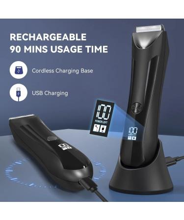 Hair Clippers for Men | Waterproof Electric Body Hair Trimmer & Grooming Kit - USB Rechargeable - Buy Online on GoSupps.com