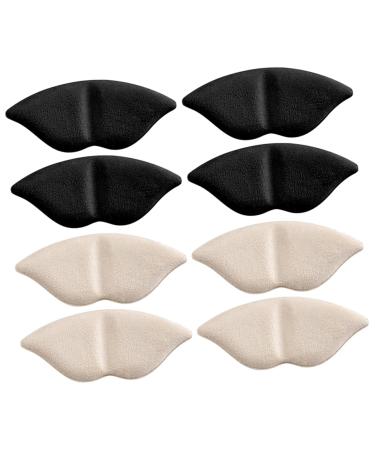 NOLITOY 4 Pairs Heel Pads Shoe Heel Liners Heel Anti-wear Stickers Comfortable Heel Pad Foot Care Protector Adhesive Heel Liner Protective Heel Cushions Support Pad Women's Invisible