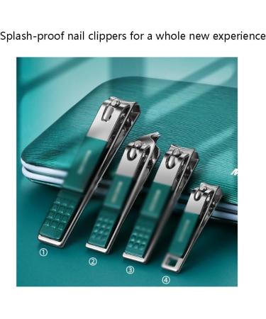 Stainless Nail Clippers Pedicure Kit Professional Grooming Kits Nail Care Tools for Home Workplace Outdoor Travel (Color : Green B) - Buy Online on GoSupps.com