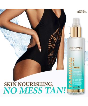 Body Drench Tanning Water Sprayer 7 oz - Easy and Even Sunless Tan Solution - Buy Online on GoSupps.com