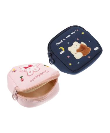 Lurrose 2st aunt's towel-storage bag pocket organizer for tag bags Storage bags for women's tapes period bag handbag girl multifunction cotton