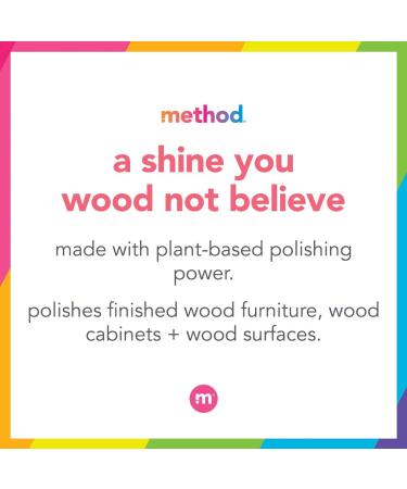 Method Wood Polish Almond 14oz (2 Pack) - Natural Wood Cleaner for Shine and Protection - Buy Online on GoSupps.com