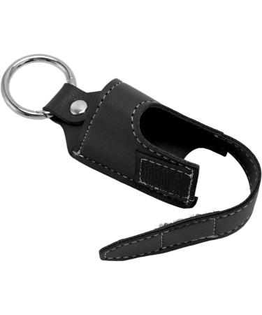 Secure and Convenient Storage Versatile Usage Stylish and Durable Design 2pcs Asthma Inhaler Holder Portable Storage Protective PU Leather Case with Carabiner Clip for Travel Black - Buy Online on GoSupps.com
