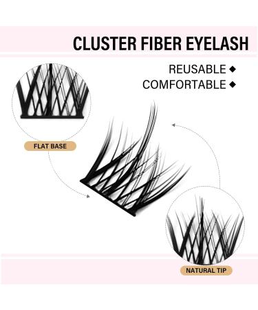 Boobeen Natural Cluster Eyelash Extensions - Effortless False Lash Enhancements for Stunning Eye Makeup - Buy Online on GoSupps.com
