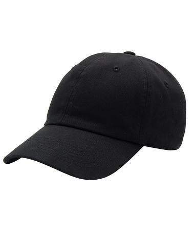 AZTRONA Baseball Cap for Men Women - Classic Dad Hat Black