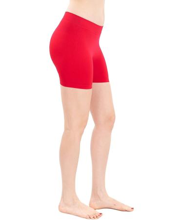 Red Seamless Hot Shorts: Trendy and Comfortable Hot Pants - Buy Online on GoSupps.com