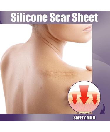 WAITLOVER Skin Color Reusable Silicone Scar Removal Patch - Surgical Self-Adhesive Soft Gel Strip for Burn Repair - Buy Online on GoSupps.com