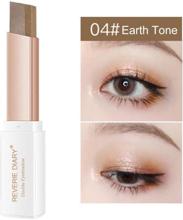 Creamy Eyeshadow Two-tone Eyeshadow Stick Glitter Eye Shadow Pencil Gradient Eyeshadow Pen Quick Eye Makeup Waterproof - Buy Online on GoSupps.com