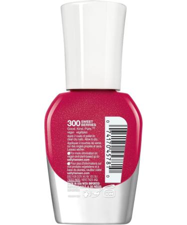 Sally Hansen Good Kind Pure Nail Polish 300 Sweet Berries 10 ml - Natural, Non-Toxic Formula - Buy Online on GoSupps.com