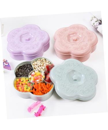 1 Pc Food Tray Appetizer Tray Snack Serving Plate Snack Storage Tray Candy Plate Grid re-usable - Buy Online on GoSupps.com