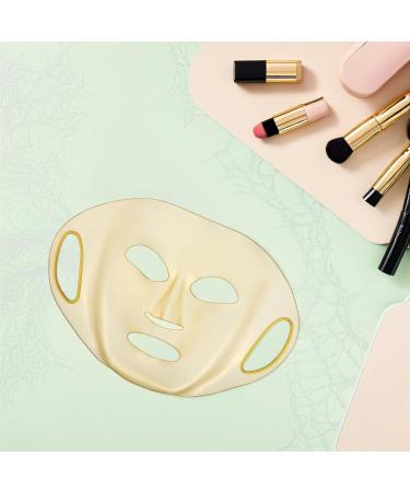 3 pi ces Masques Visage Silicone R utilisables Masque Facial Hydratant Forme Ajust e Confortable pour Soins de Peau et Feuille Couverture Dor e Pratique et Pliable - Buy Online on GoSupps.com