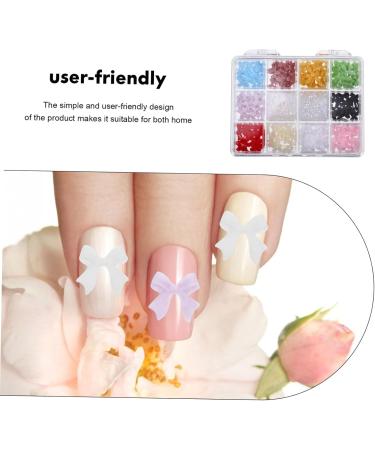 FRCOLOR 1 Box Nail Art Accessories Done Varnish Nail Jewellery Nail Art Pendant for Women Nail Pendant for Acrylic Nails Nail Pendant Small Manicure Box Tie 3D Resin 1.10X1.00X0.30CM As Shown - Buy Online on GoSupps.com