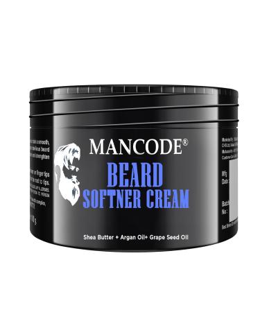 Softener Cream Mustache And Beard Long Lasting Moisturization & Nourishement | Argan Almond Walnut Oil Shea Butter Proteins And Vitamins Enriched | No Paraben No Sulfate (100 G (Pack Of 1))