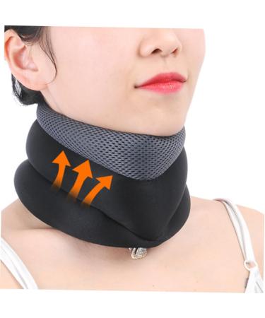 FRCOLOR Cervical Support Brace - Three Layers Breathable Guard - Medium Grey for Optimal Comfort & Stability - Buy Online on GoSupps.com