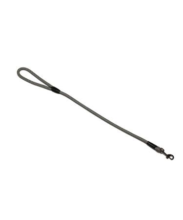 Leash - rope leash with hand loop Basic 10mm 27 colours 7 lengths (0.70 m dark grey) 0.70 m dark grey