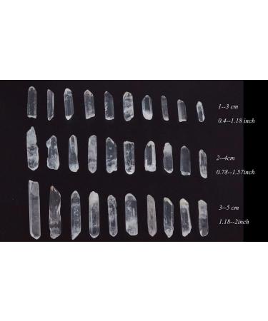 Buy Xiannvxi Bergkristall Stone Points - Bulk Raw Clear Quartz Crystals for Healing & DIY Jewelry | Irregular Transparent Natural Gemstones - Buy Online on GoSupps.com