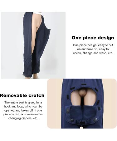 Safety Certified Patient Care Clothes for Elderly & Disabled - Velvety Comfort for Fracture Care | XL-XLarge Blue - Buy Online on GoSupps.com